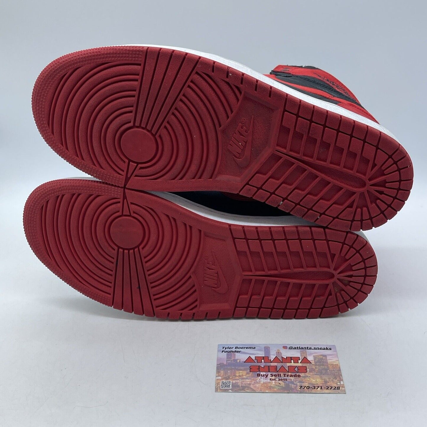 Size 10W - Air Jordan 1 Retro OG 2023 High Satin Bred Red Suede (FD4810-061)