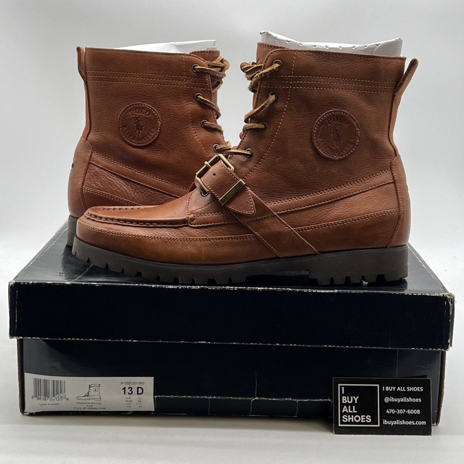 Size 13 - Polo Ralph Lauren Men's Ranger Boots – Tan
