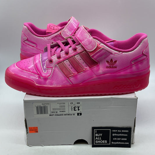 Size 13.5 - Jeremy Scott x Adidas Forum Low Dipped Solar Pink (GZ8818)