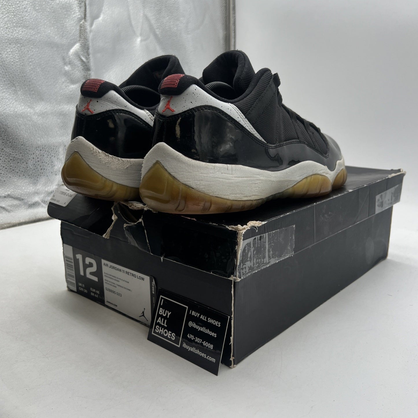 Size 12 - Air Jordan 11 Retro Low Infrared 23 (528895-023)