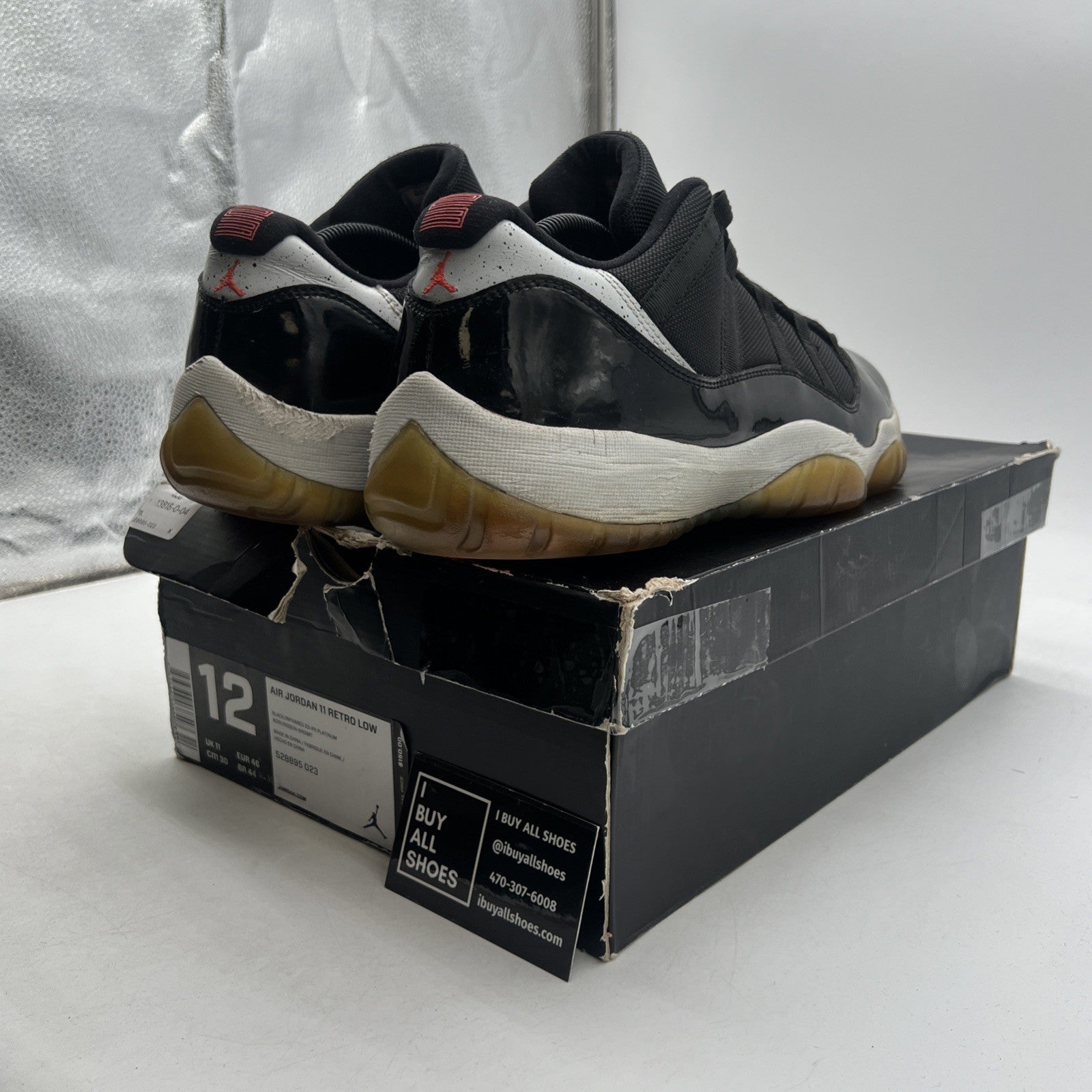 Size 12 - Air Jordan 11 Retro Low Infrared 23 (528895-023)