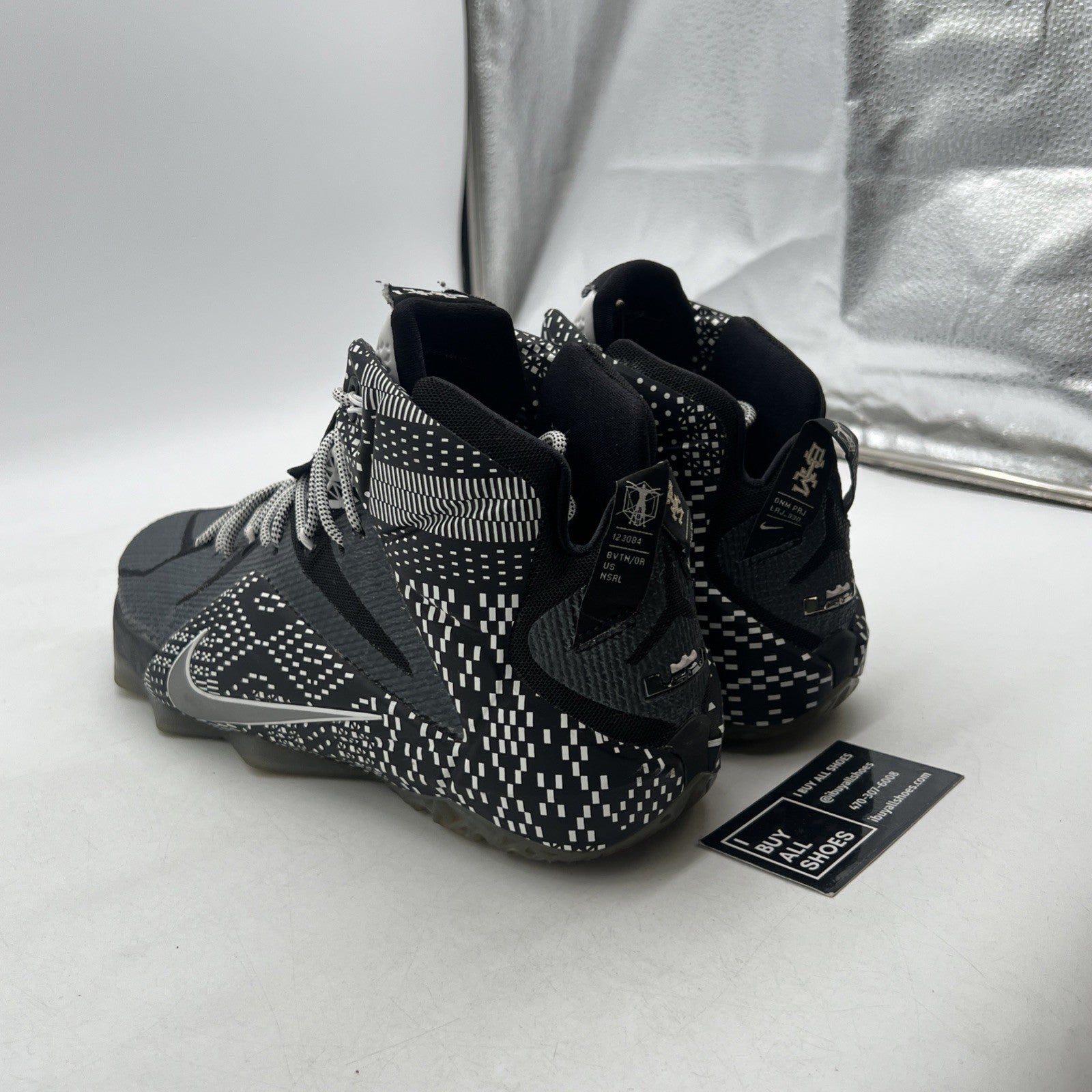 Size 13 - Nike LeBron 12 BHM - (718825-001)