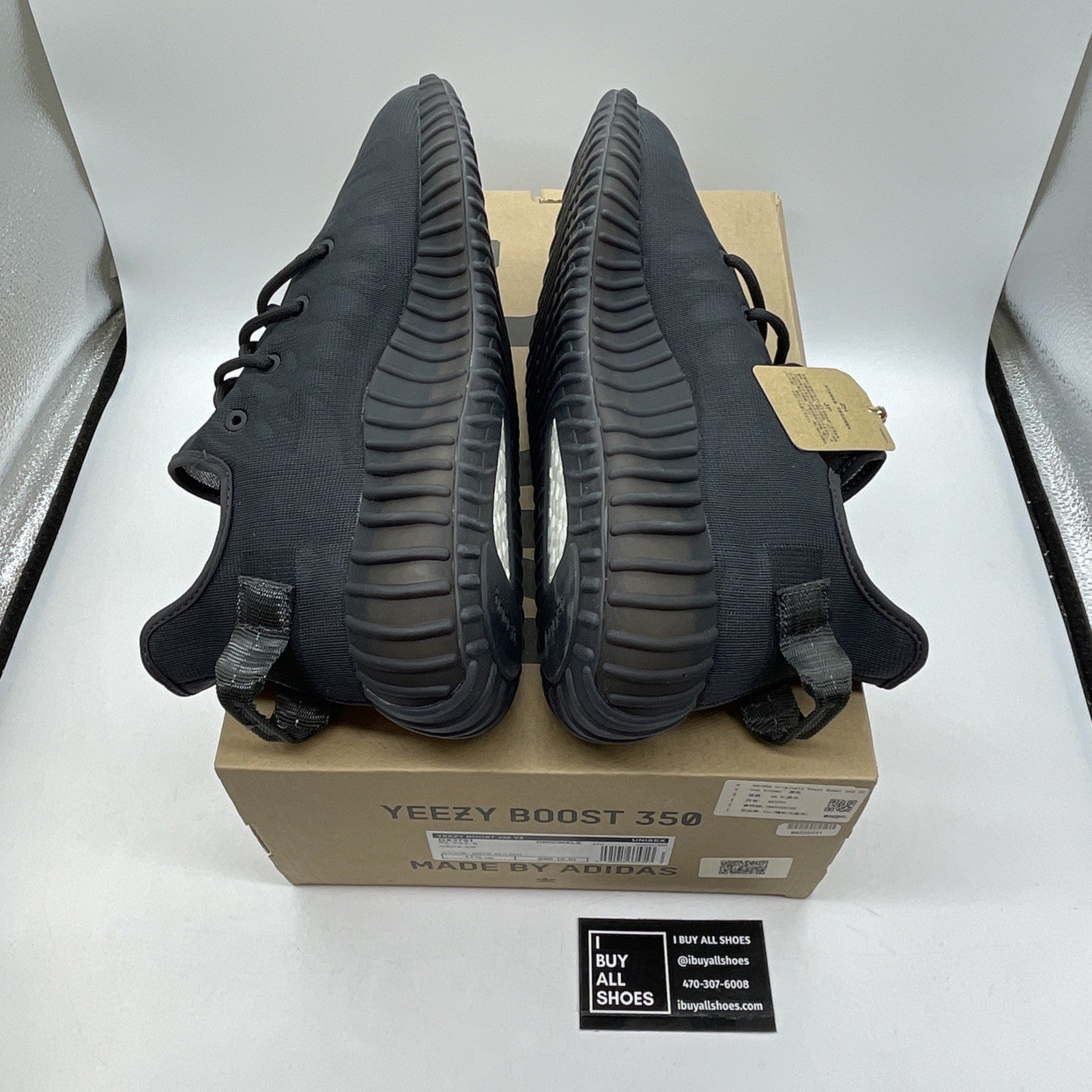 Size 12 - adidas Yeezy Boost 350 V2 Mono Cinder Black (GX3791)