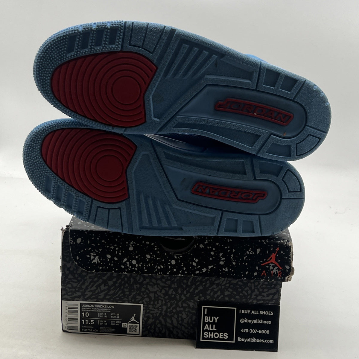 Size 10 - Air Jordan Spizike Low Houston Oilers (FQ1759-400)