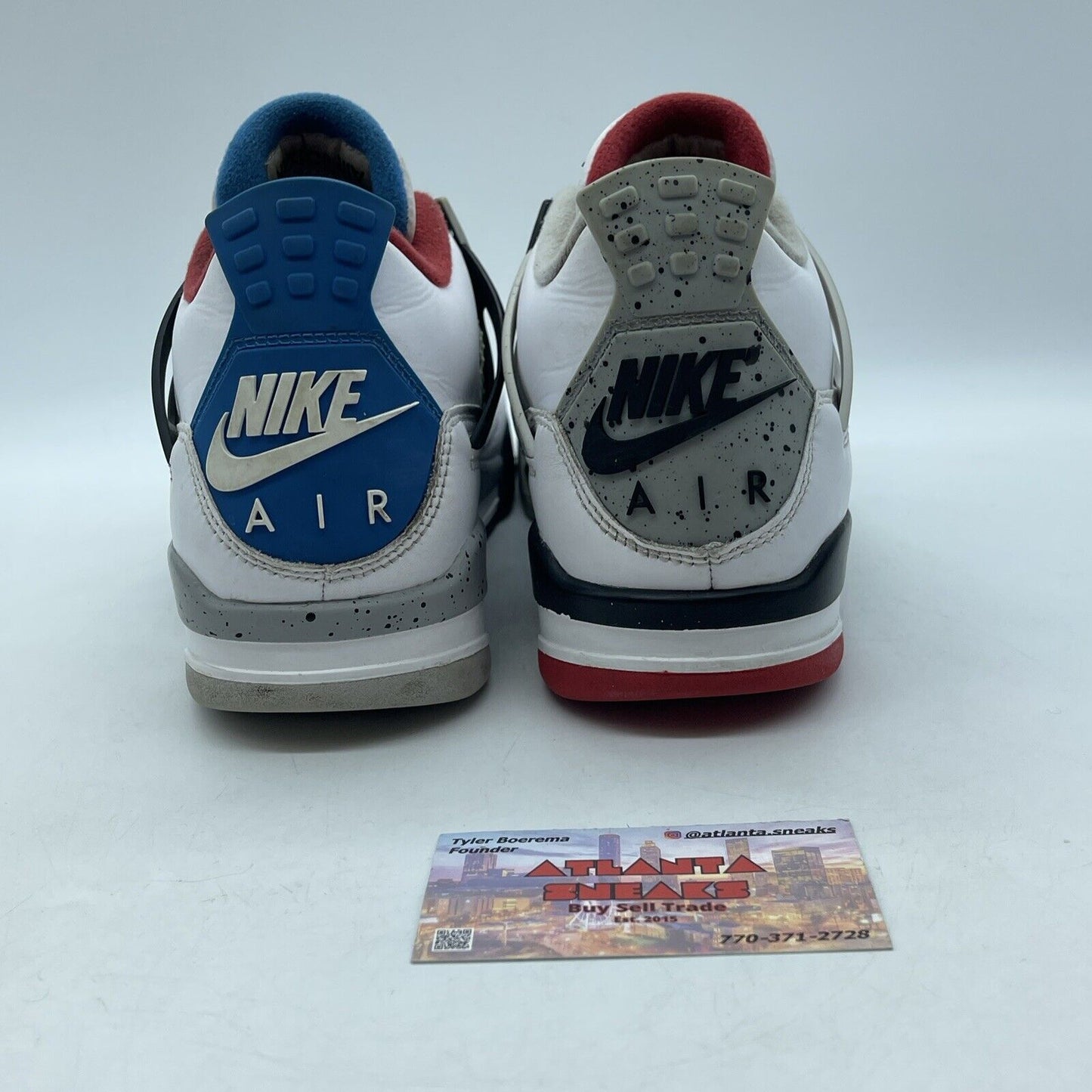 Size 7.5 - Jordan 4 Retro SE Mid What The 4 White Black Red Blue (CI1184-146)