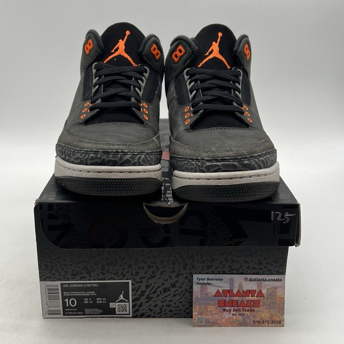 Size 10 - Jordan 3 Retro 2023 Mid Fear (CT8532-080)