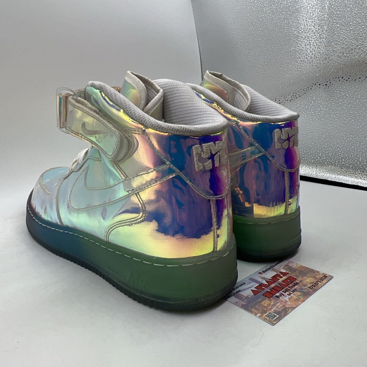 Size 10.5 - Nike Air Force 1 Mid Iridescent ID (779425-991)