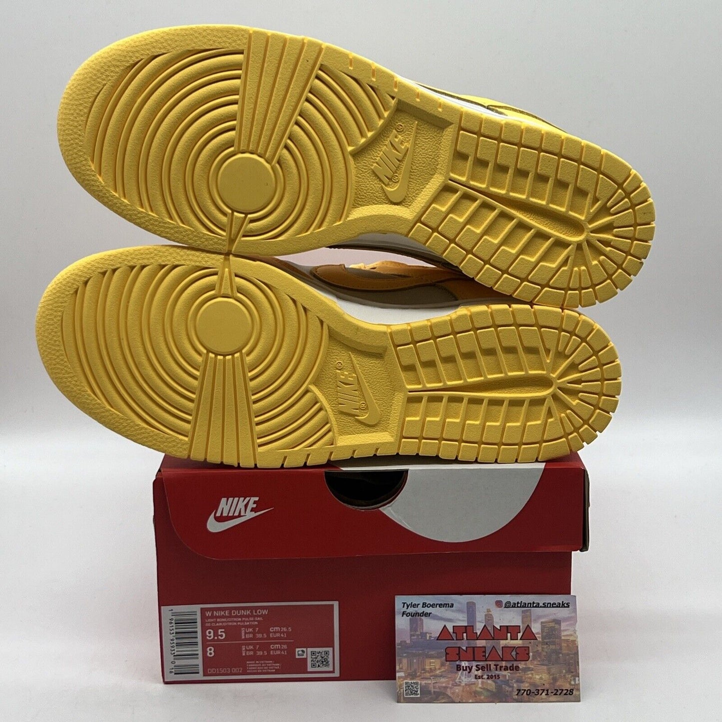 Size 9.5 - Nike Dunk Low Citron Pulse W Brand New Og All