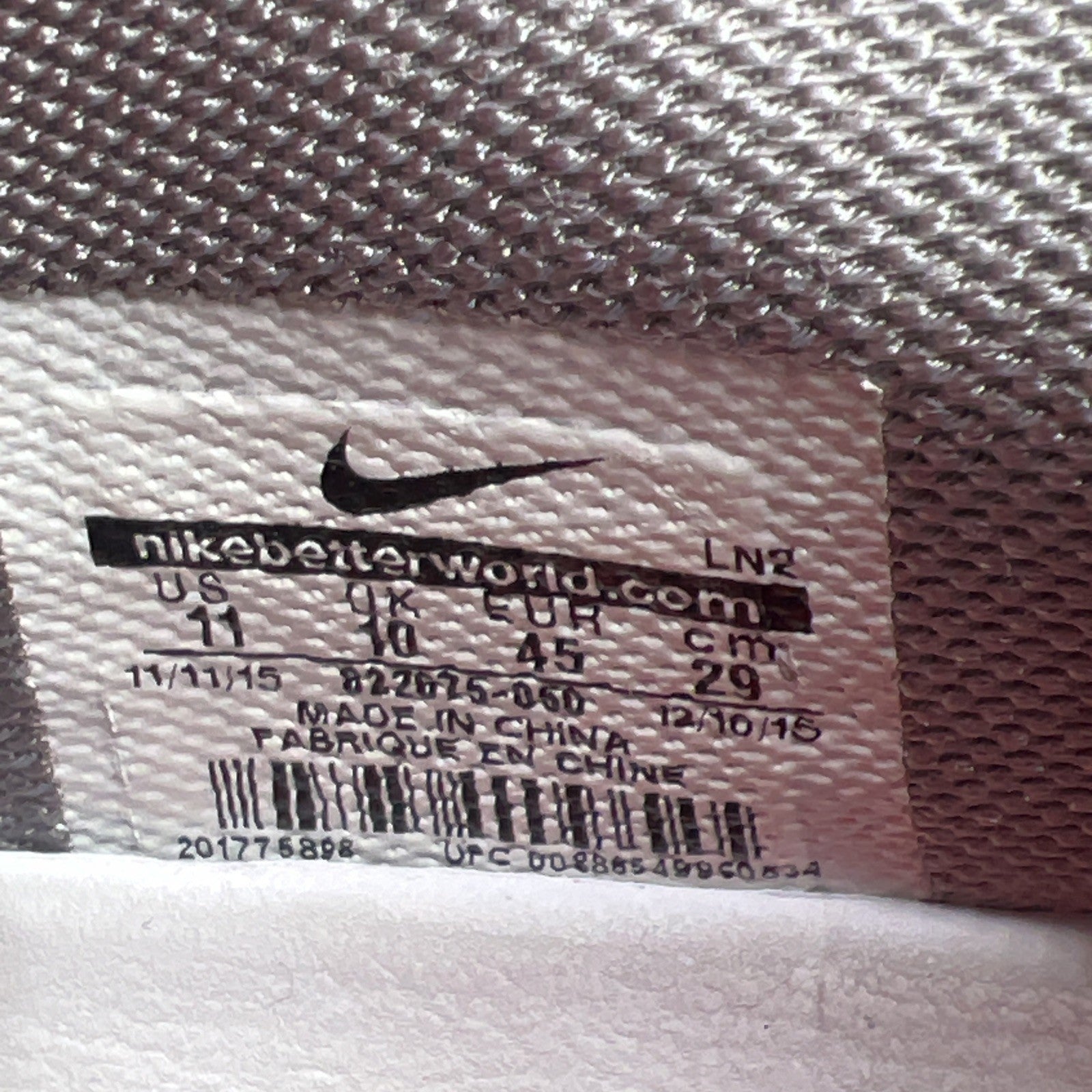 Size 11 - Nike Kobe 11 Elite Low Tinker Muse (822675-060)