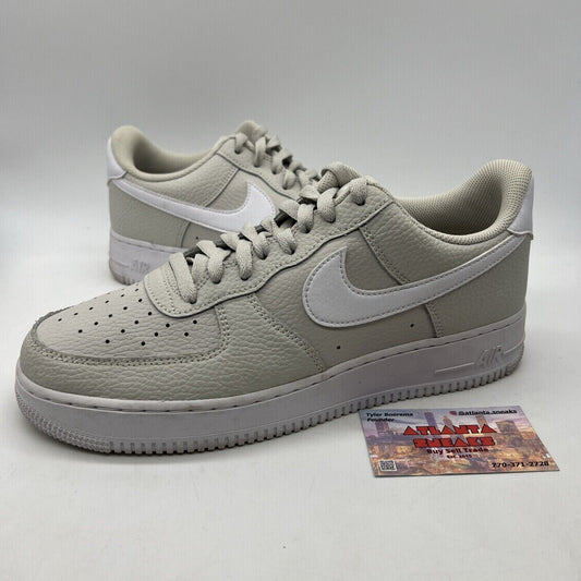 Size 10 - Nike Air Force 1 '07 Light Bone White Leather (CT2302-001)