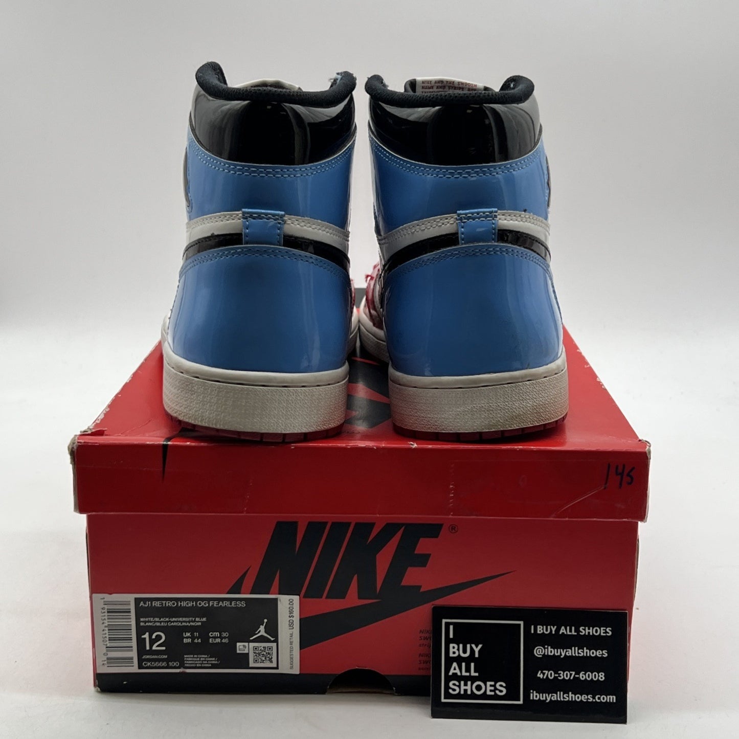 Size 12 - Air Jordan 1 Retro OG High Fearless (CK5666-100)