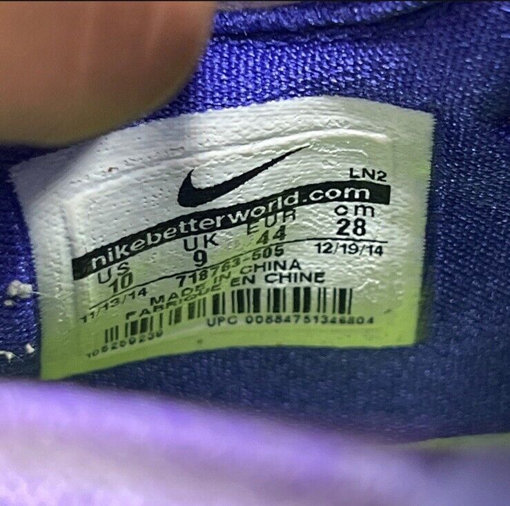 Size 10 - Nike Kobe 10 Elite Team Purple Red (718763-505)