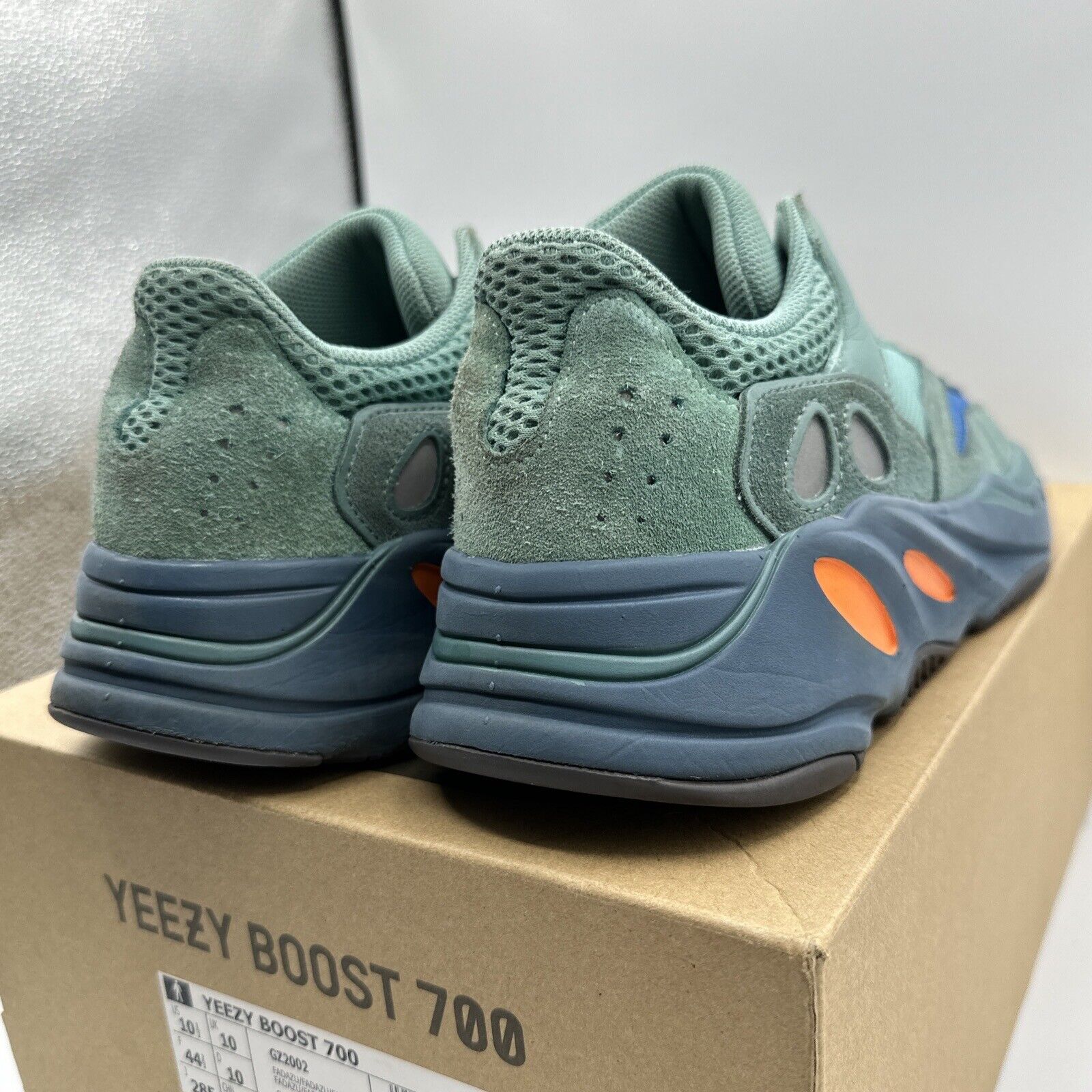 Size 10.5 -  adidas Yeezy Boost 700 Faded Azure - GZ2002