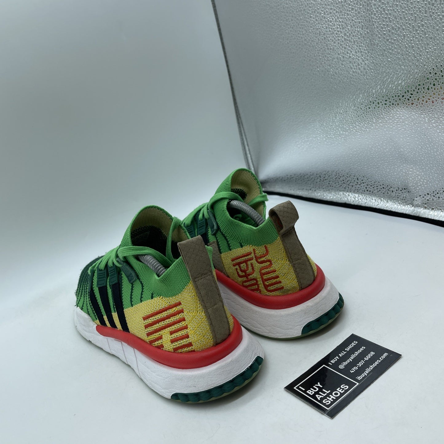 Size 9.5 - adidas Dragon Ball Z x EQT Support ADV Primeknit Mid Green (D97056)