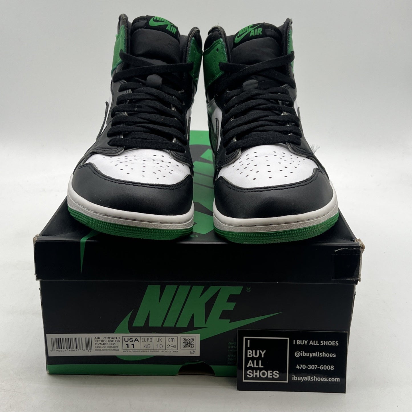Size 11 - Air Jordan 1 Retro OG High Lucky Green (DZ5485-031)