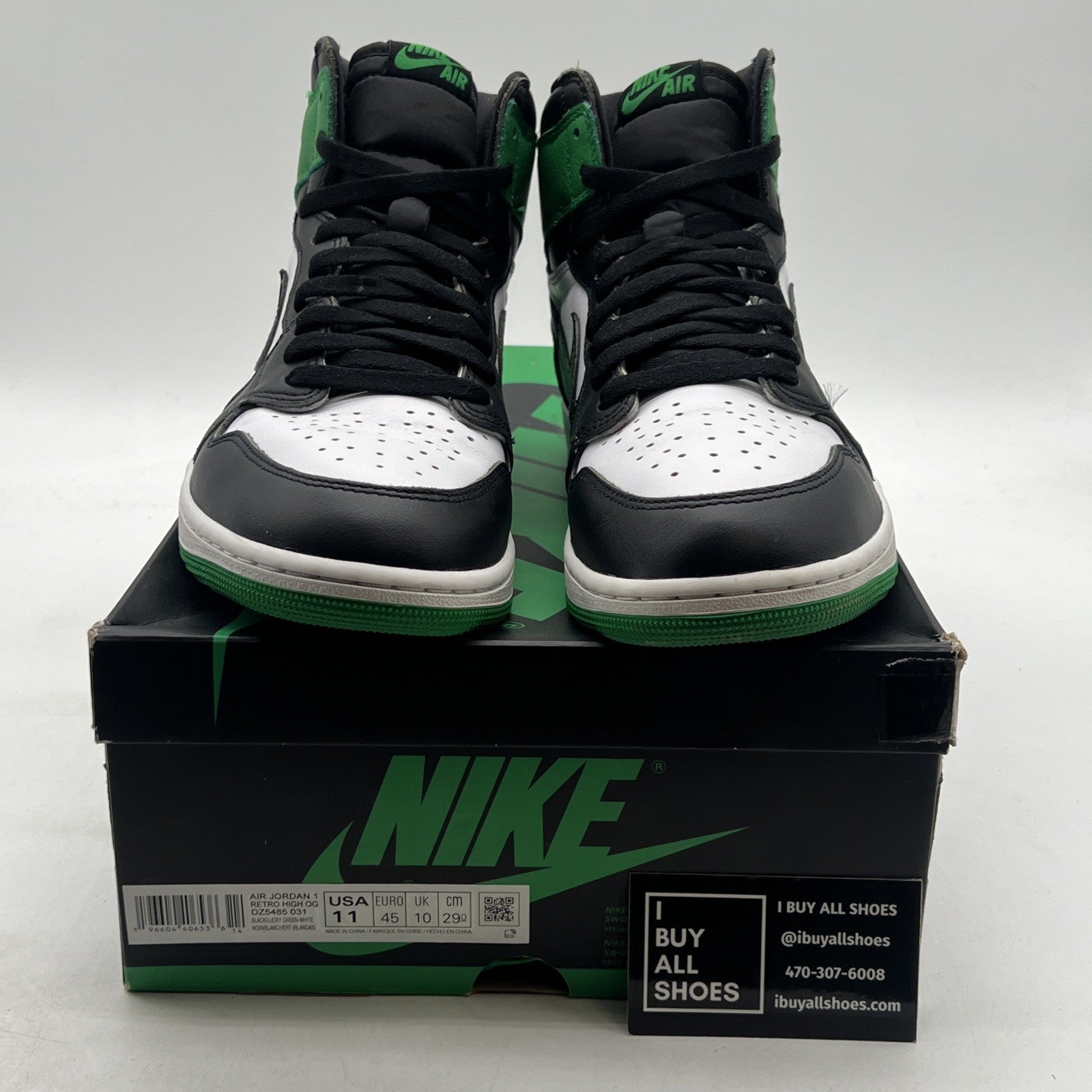 Size 11 - Air Jordan 1 Retro OG High Lucky Green (DZ5485-031)