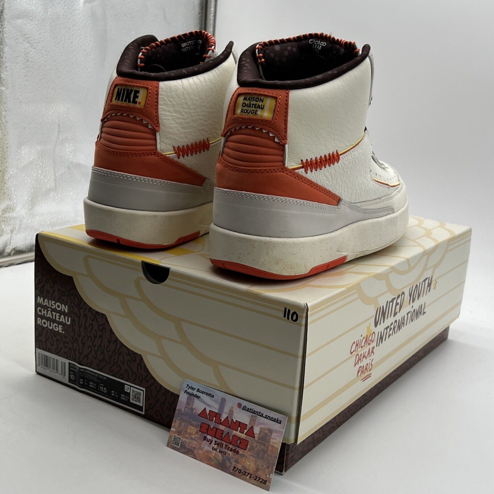 Size 10 - Maison Château Rouge x Air Jordan 2 United Youth International
