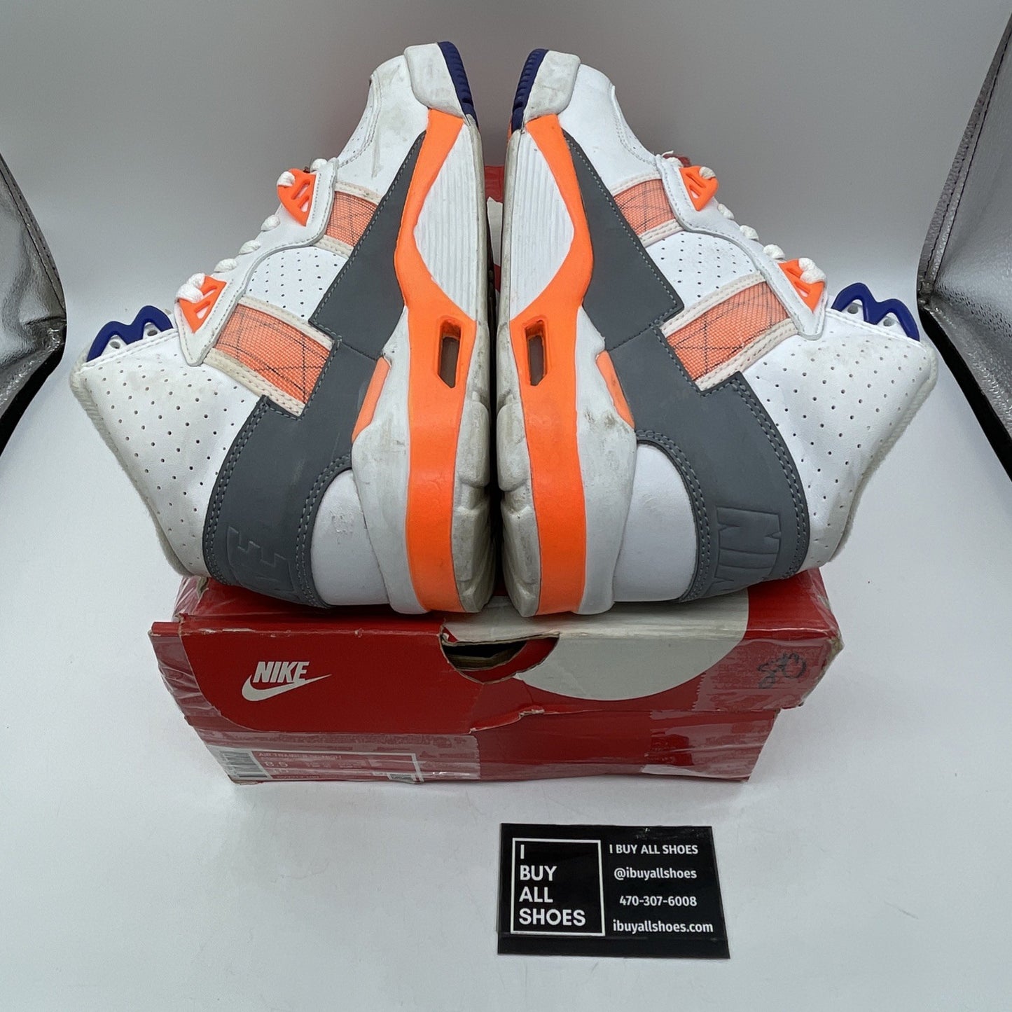 Size 8.5 - Nike Air Trainer SC Bo Jackson Grey White Leather (DV2212-100)