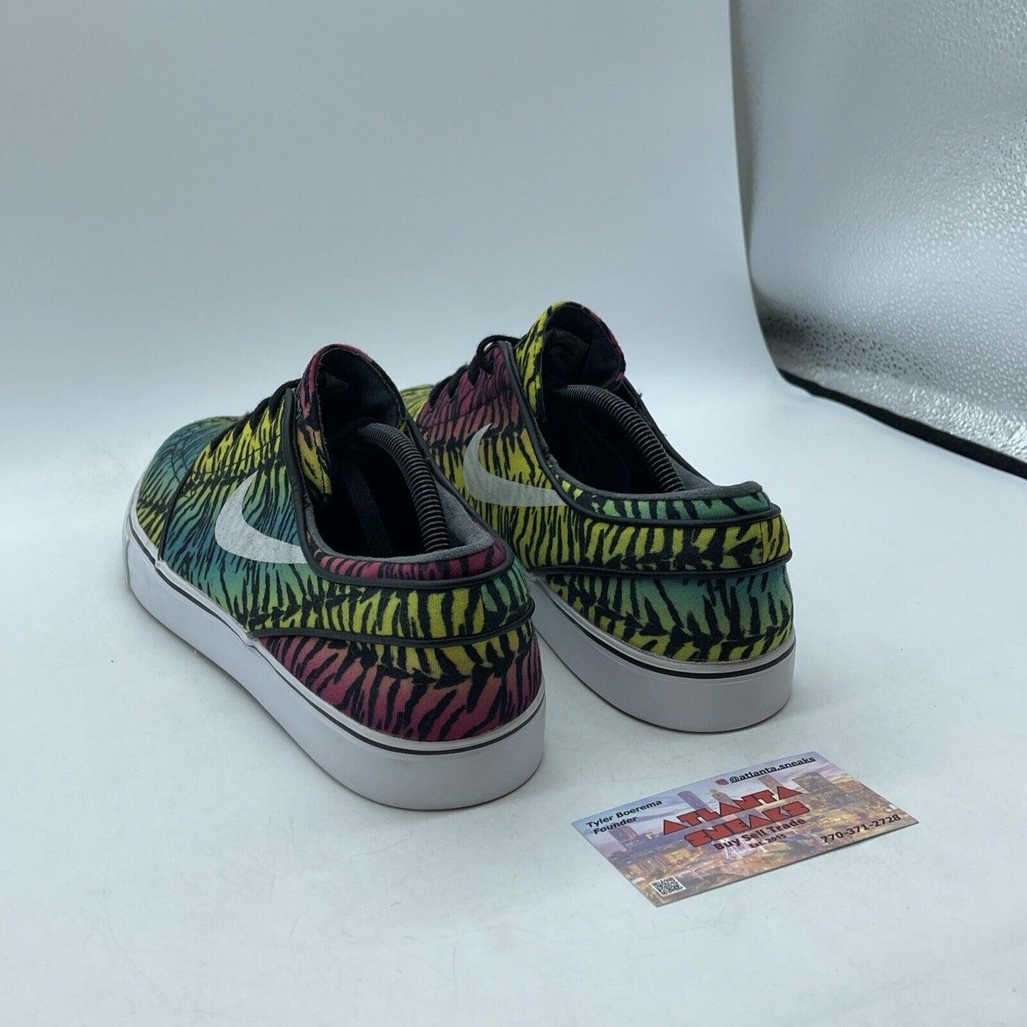 Size 12 - Nike Stefan Janoski Canvas Tiger Pack Blue Purple Suede (615957-713)