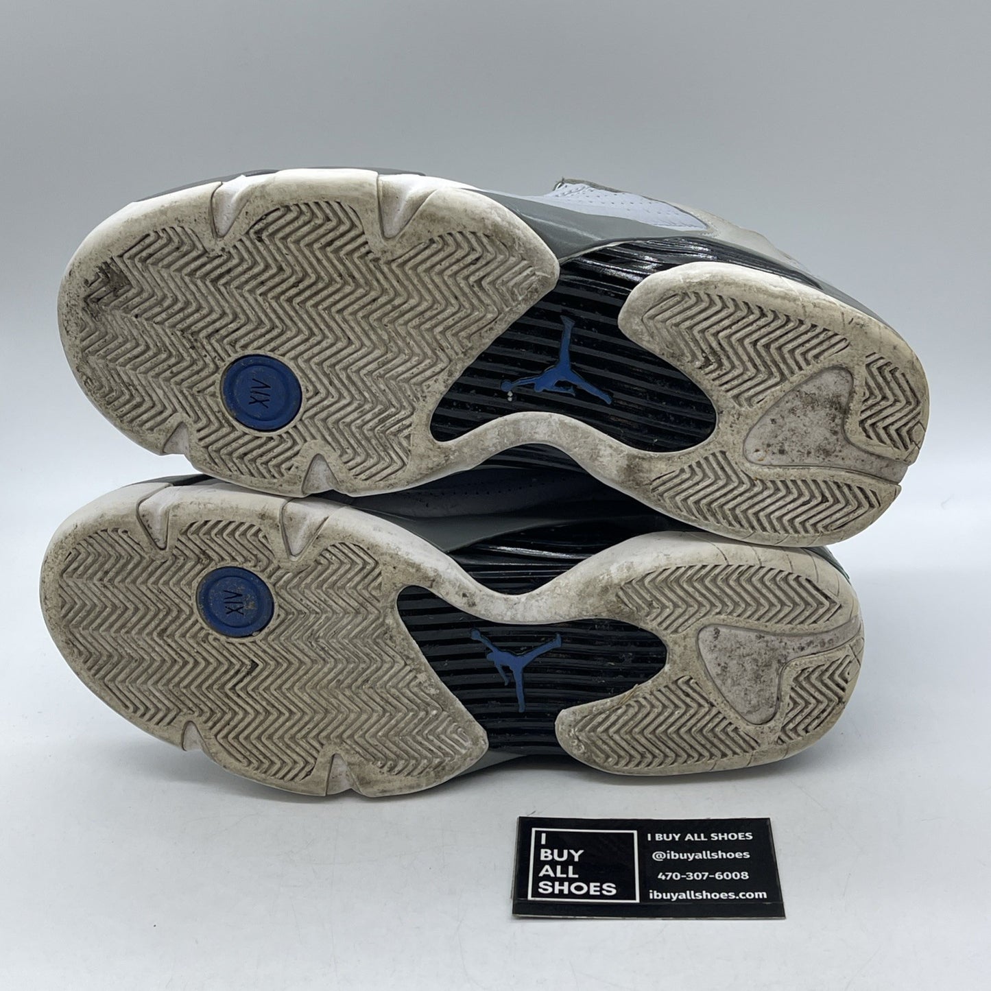 Size 10.5 - Air Jordan 14 Retro Wolf Grey (487471-004)