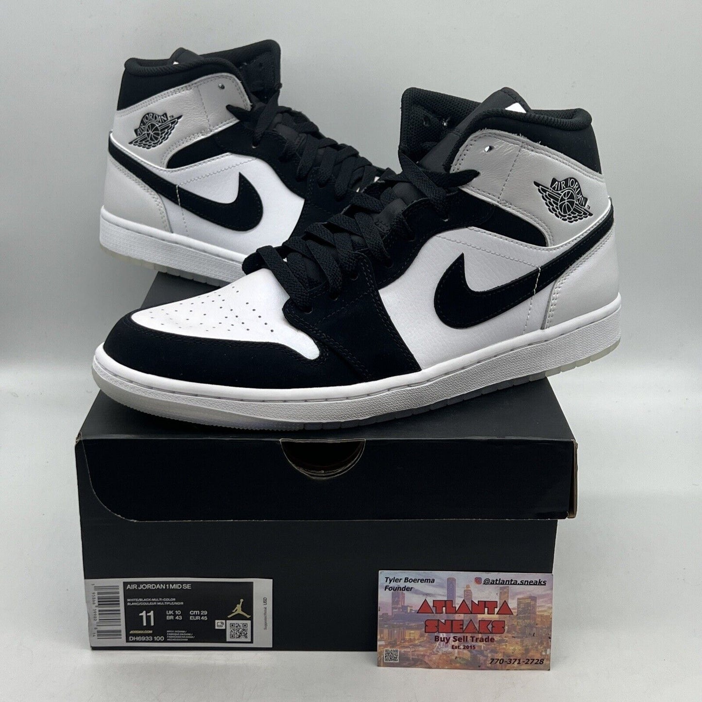 Size 11 - Jordan 1 Mid SE Diamond Brand New Og All