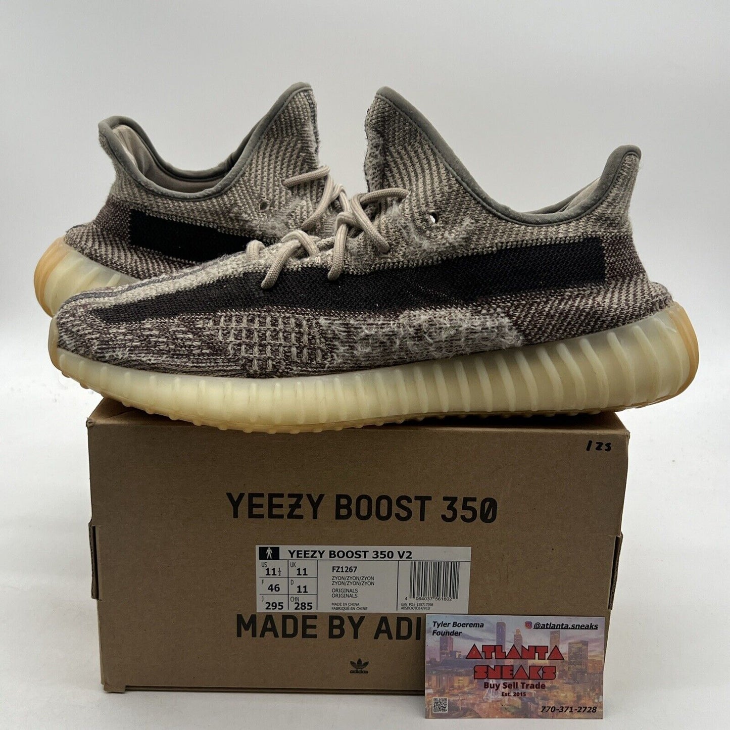 Size 11.5 - adidas Yeezy Boost 350 V2 Low Zyon (FZ1267)