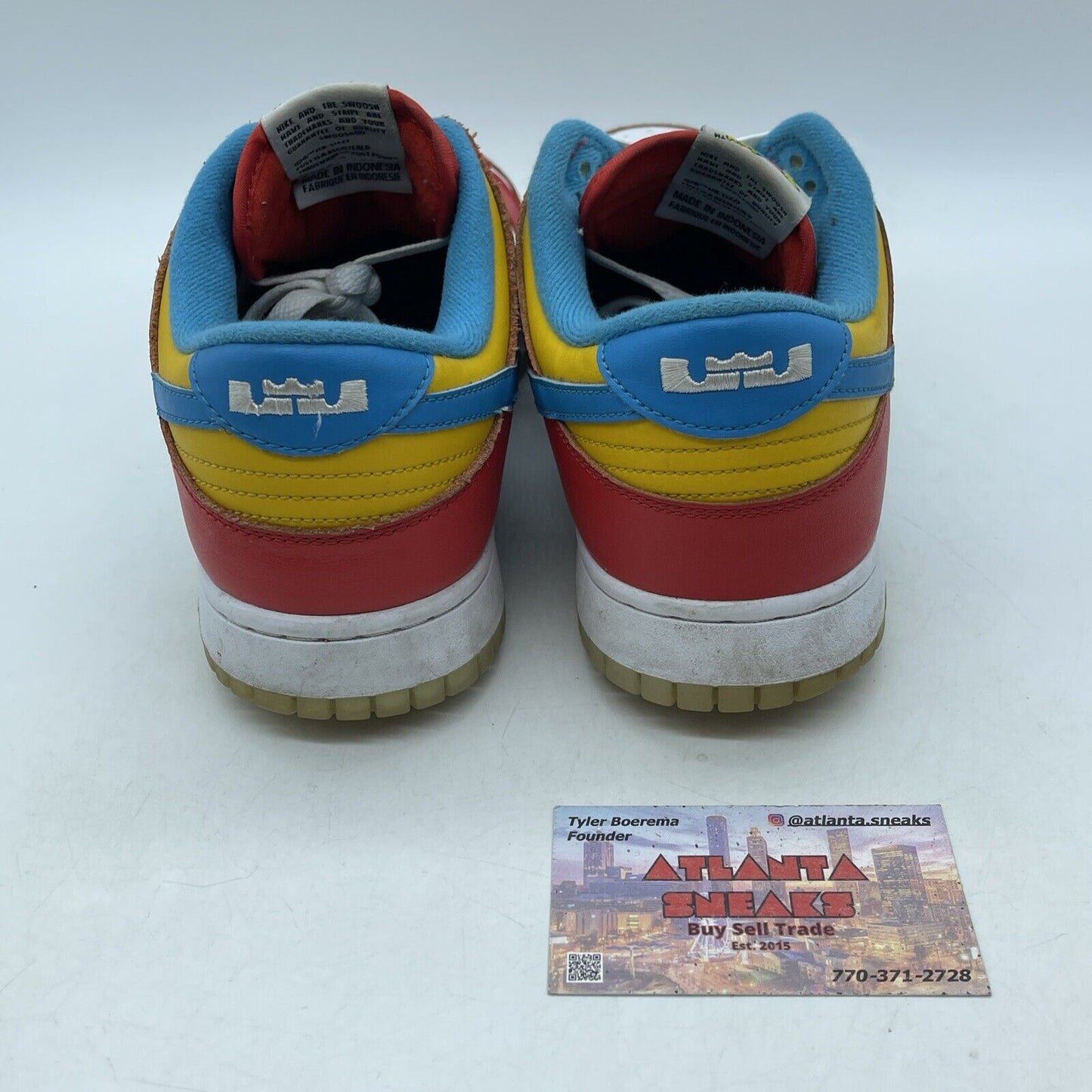 Size 10 - Nike Dunk Low x LeBron James x Fruity Pebbles Red (DH8009-600)