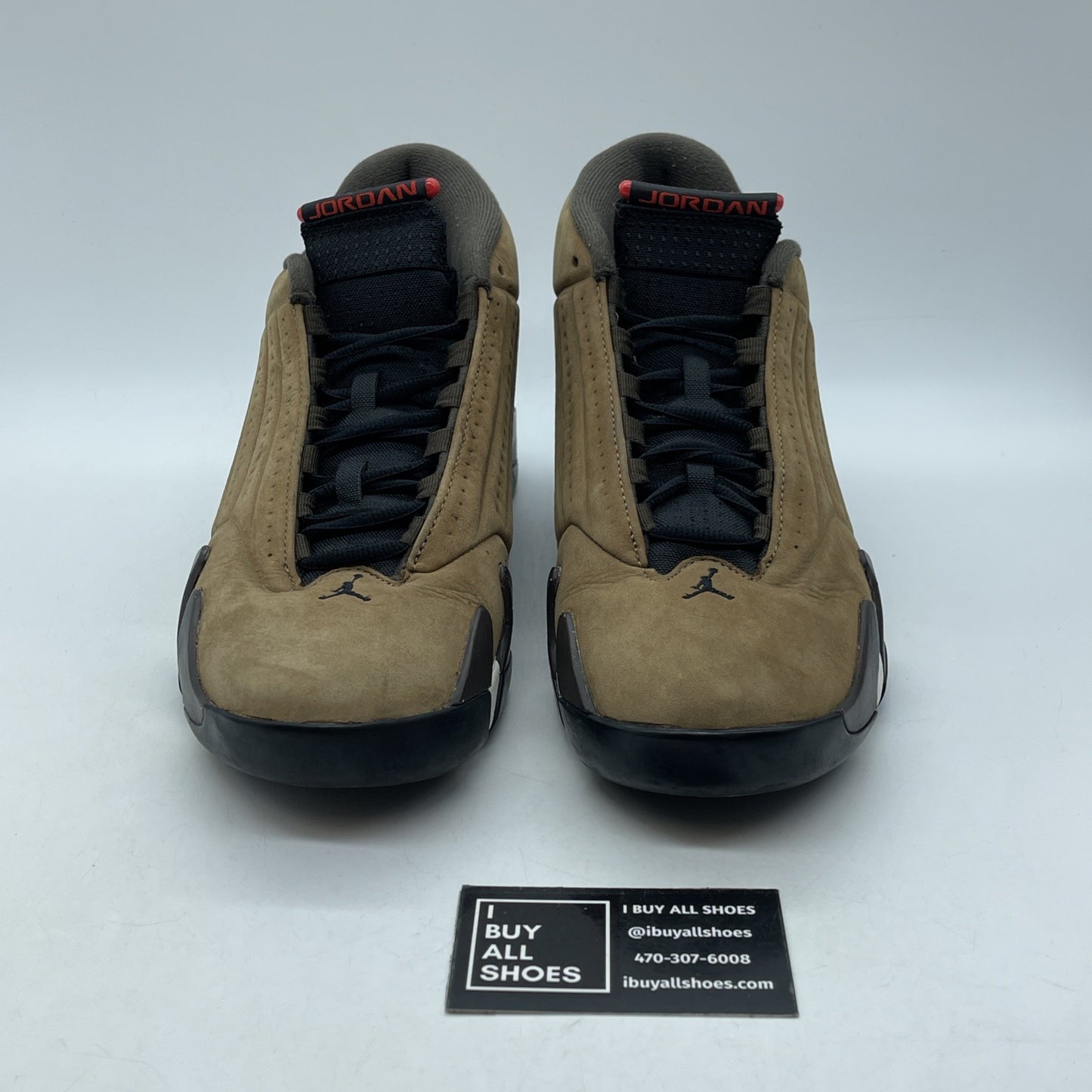 Size 9 - Air Jordan 14 Retro Winterized Black Brown Red Suede (DO9406-200)