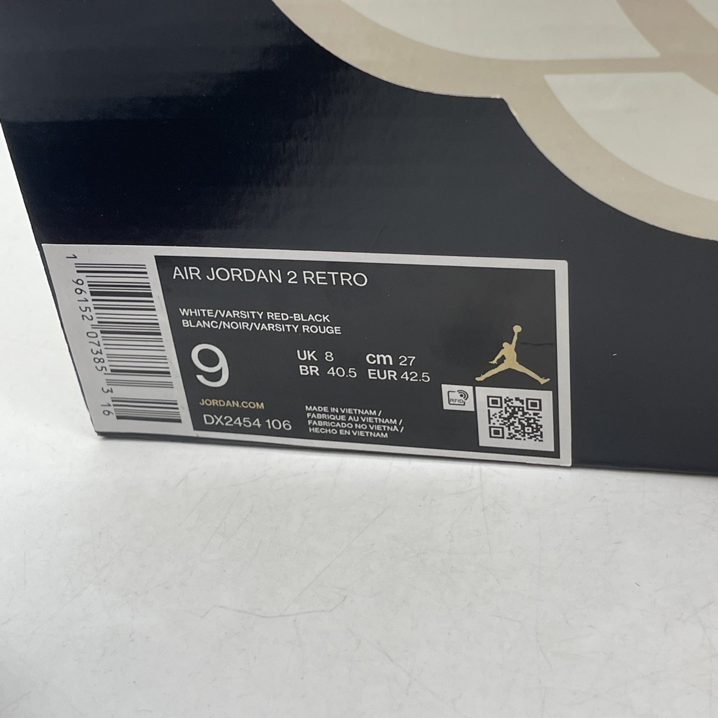 Size 9 - Air Jordan 2 Retro Mid Chicago (DX2454-106)