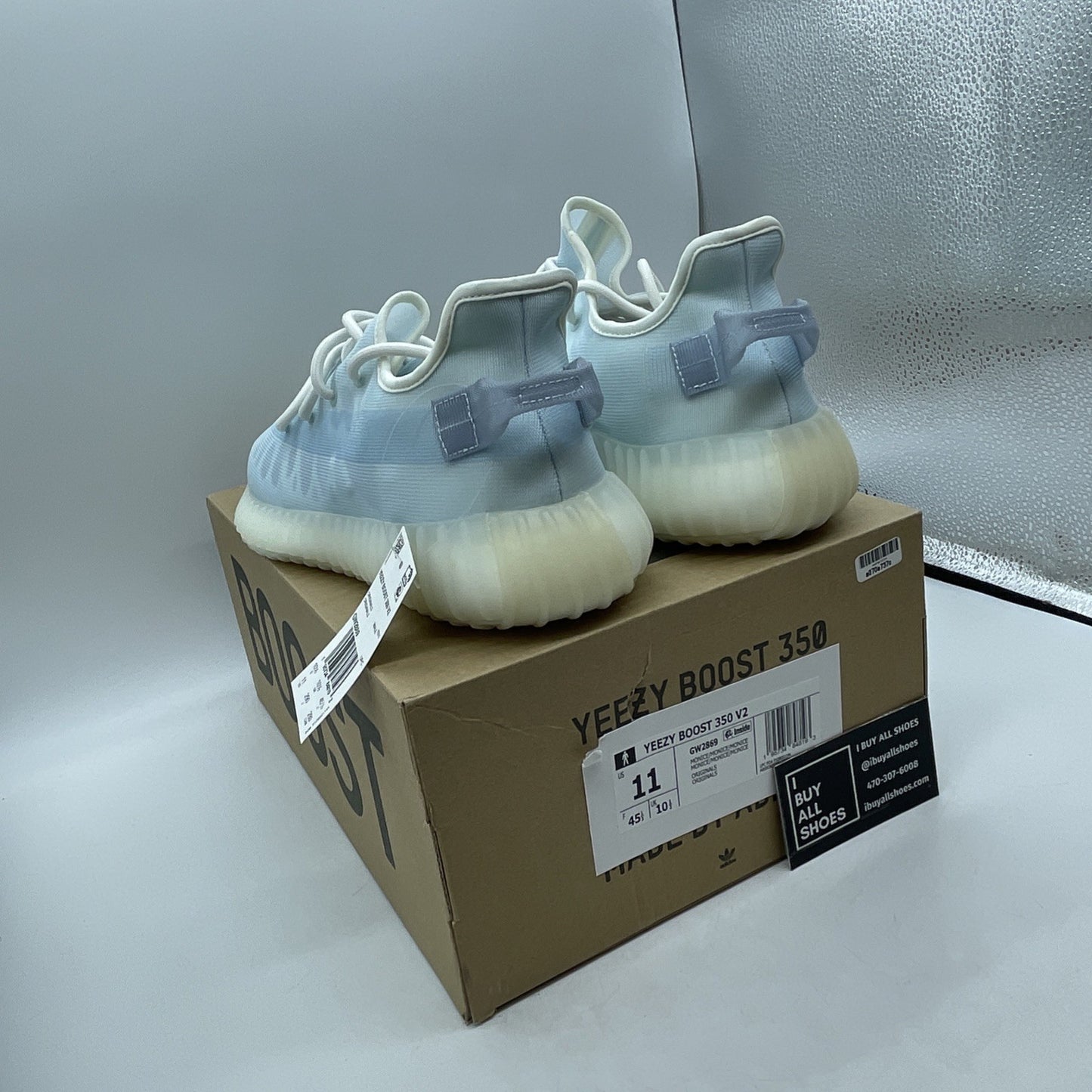Size 11 - adidas Yeezy Boost 350 V2 Mono Ice (GW2869)