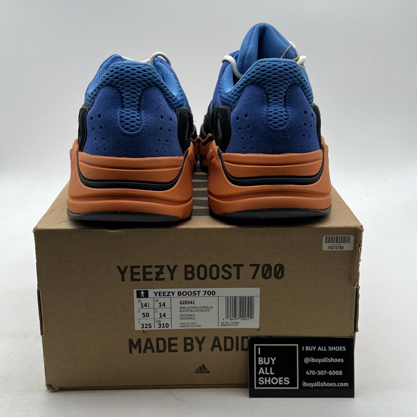 Size 14.5 - adidas Yeezy Boost 700 Bright Blue (GZ0541)