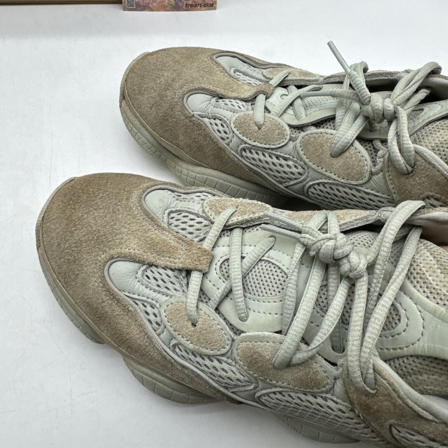 Size 9.5 - adidas Yeezy 500 Salt OG All Suede And Nylon Adi Prene Comfort
