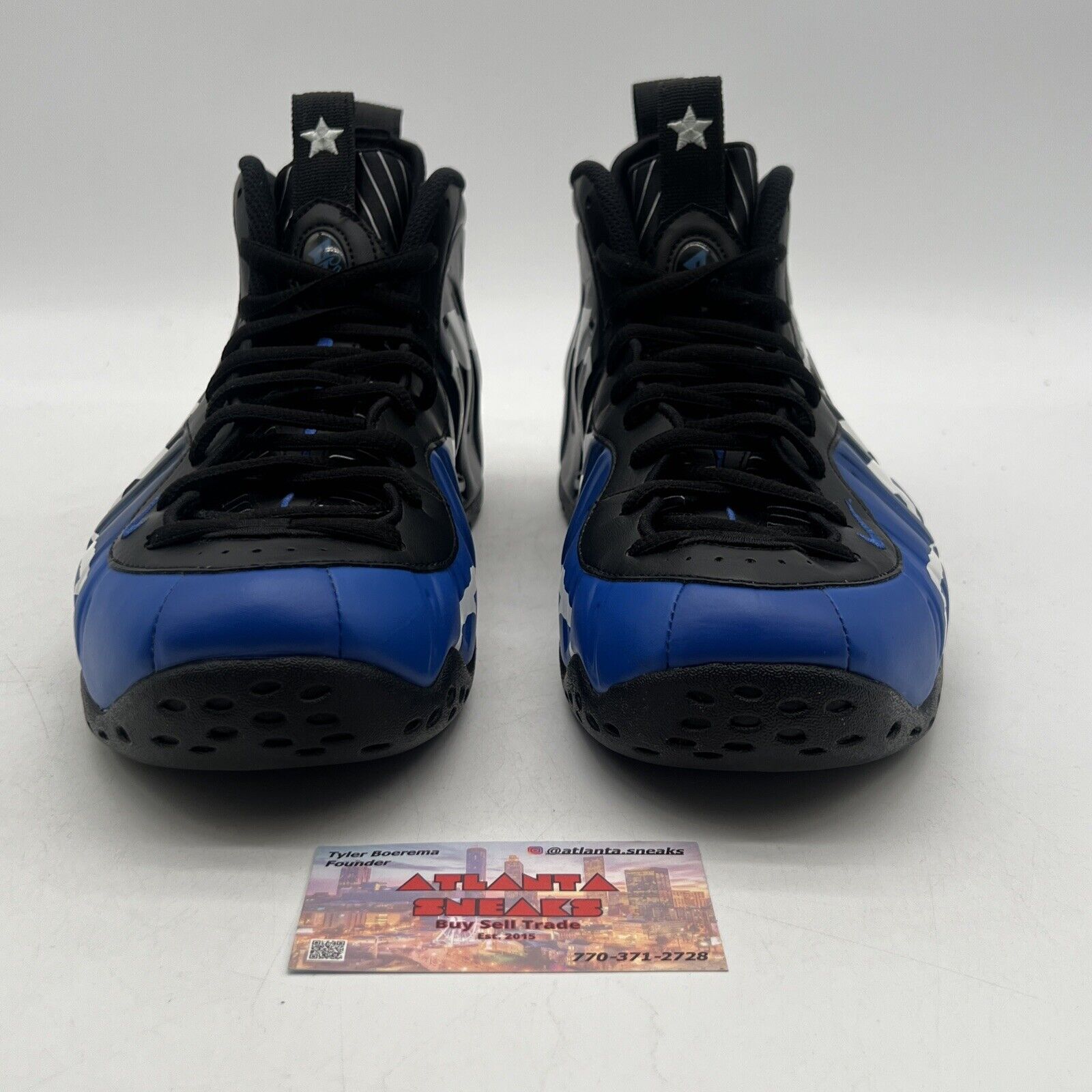 Size 11 - Nike Air Foamposite One 1996 All-Star Game Black Blue (CN0055-001)