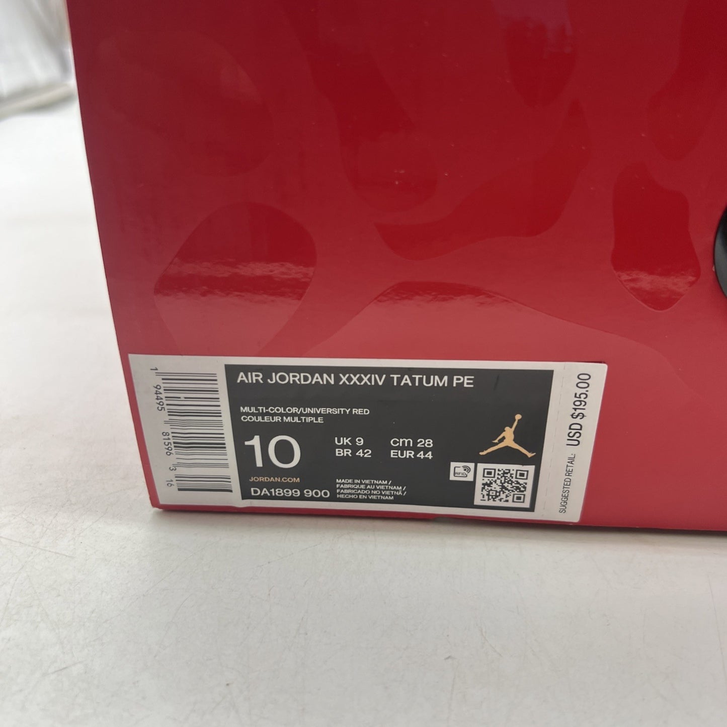 Size 10 - Jayson Tatum x Air Jordan 34 Welcome To The Zoo (DA1899-900)