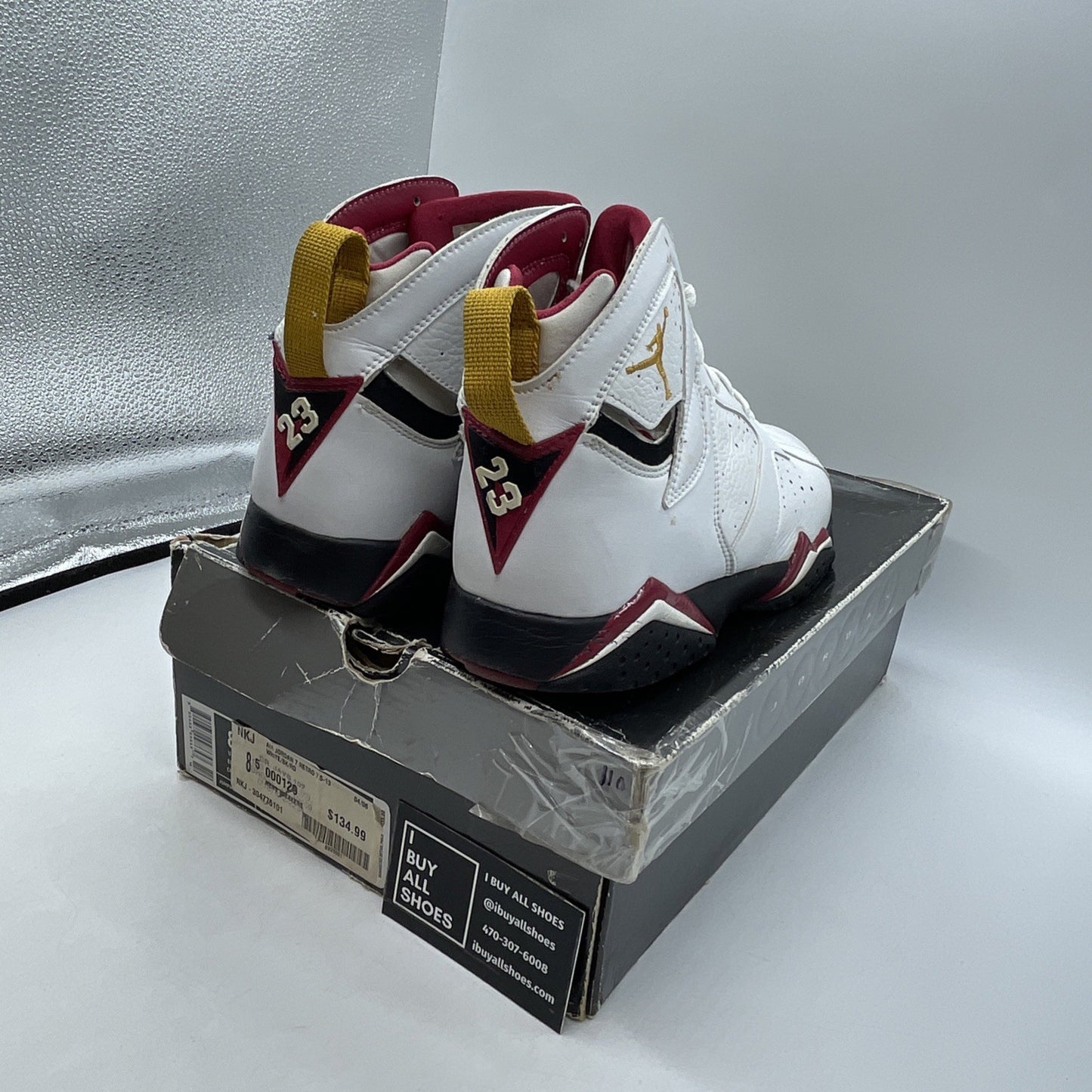 Size 8.5 - Air Jordan 7 Retro 2006 Cardinal (304775-101)