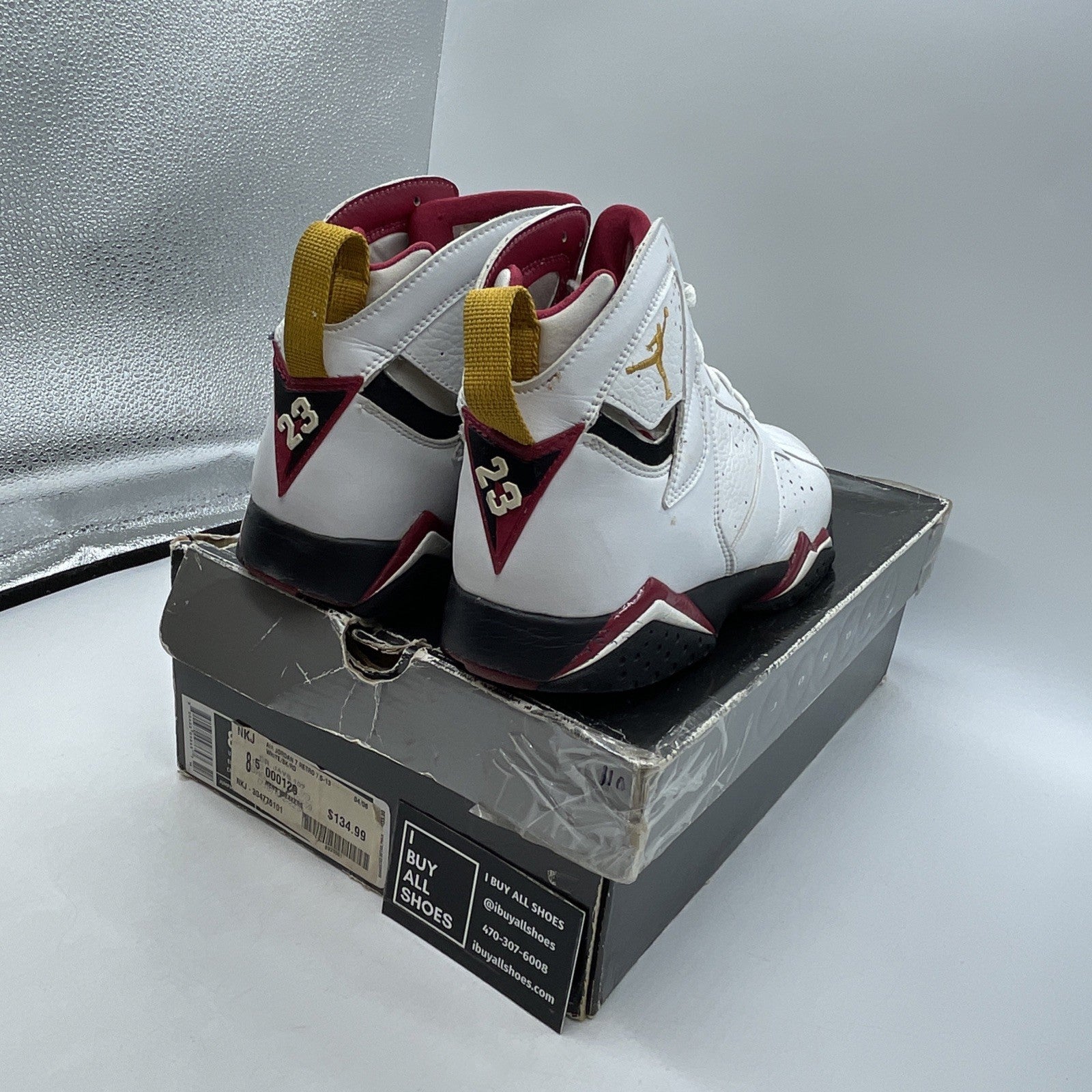 Size 8.5 - Air Jordan 7 Retro 2006 Cardinal (304775-101)