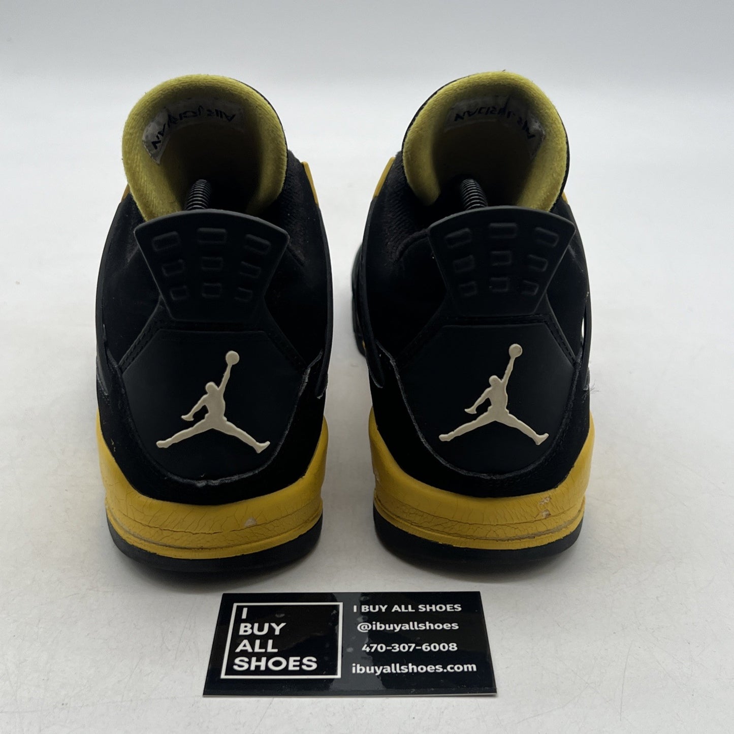 Size 8 - Air Jordan 4 Retro Low Thunder (308497-008)