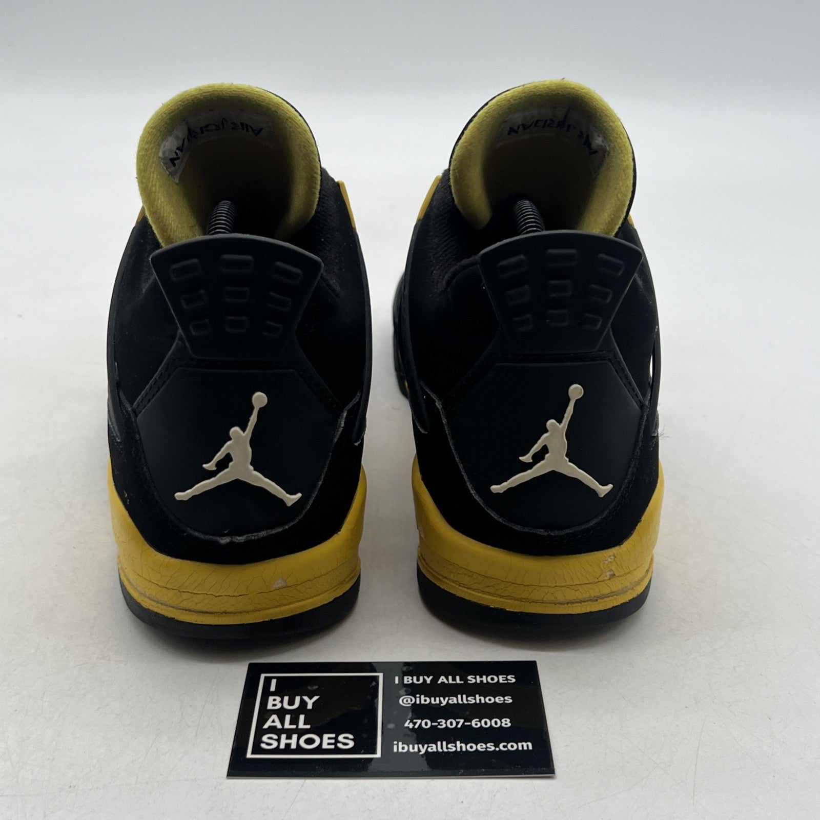 Size 8 - Air Jordan 4 Retro Low Thunder (308497-008)