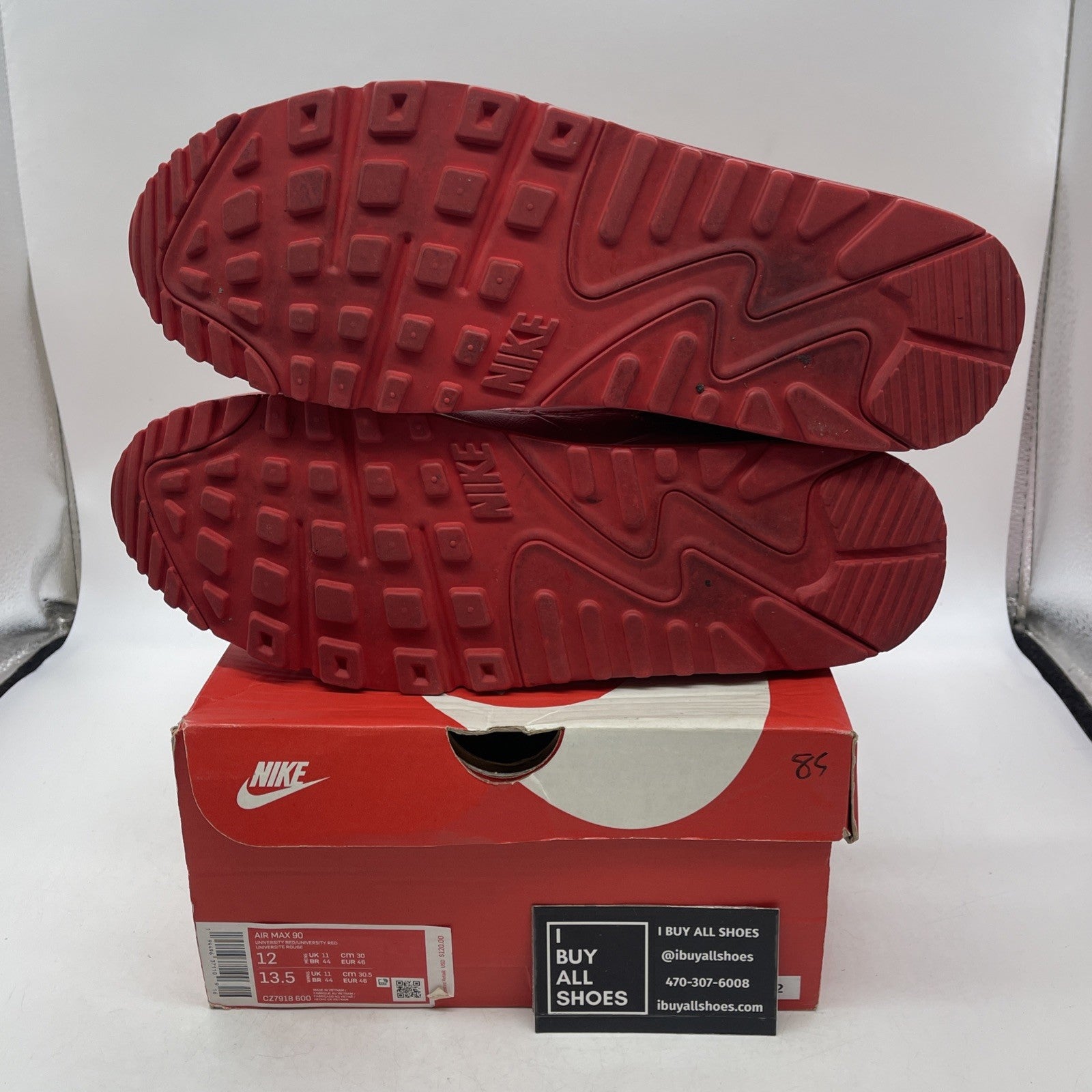 Size 12 - Nike Air Max 90 Triple Red (CZ7918-600)