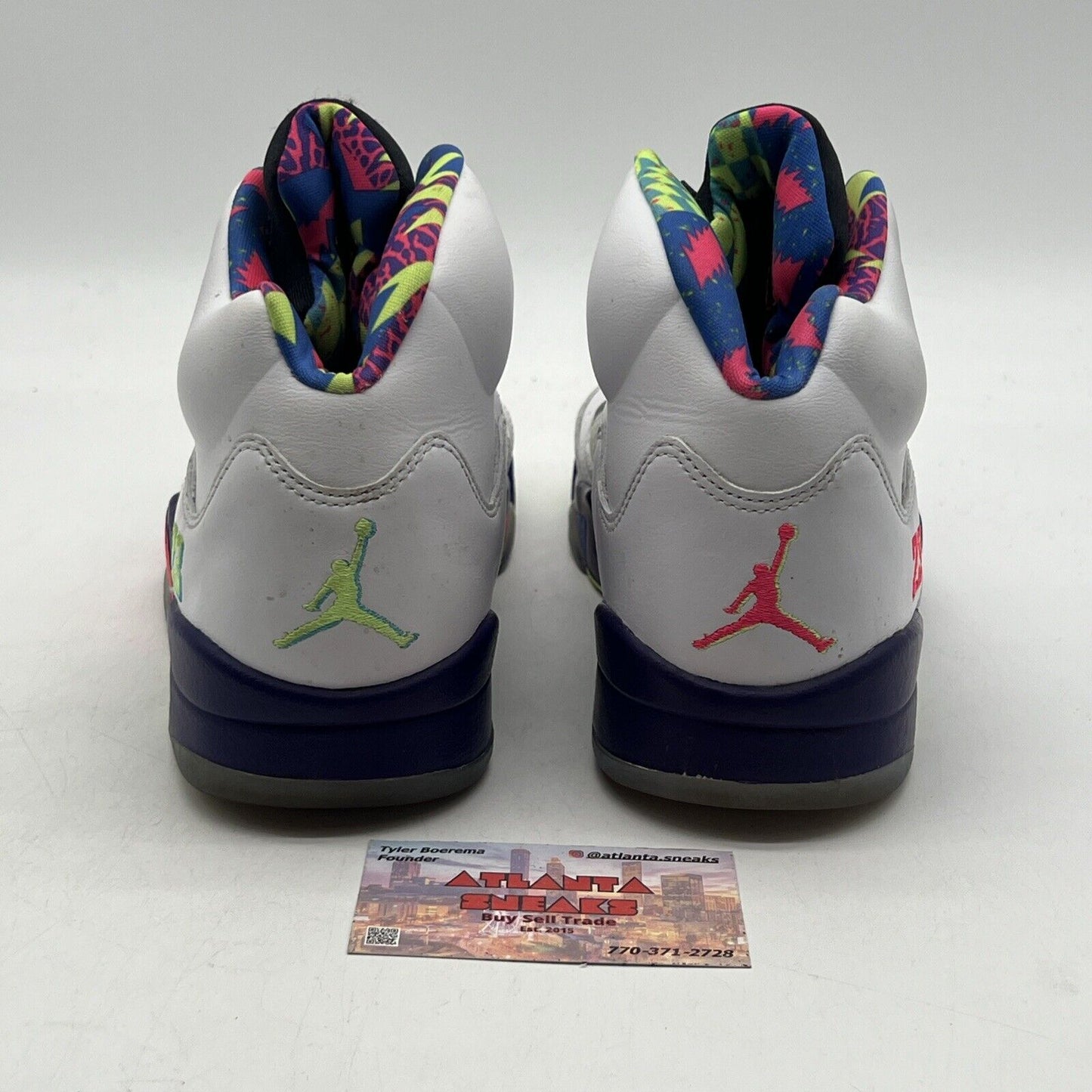 Size 9.5 - Jordan 5 Retro Alternate Bel-Air 2020 White Purple (DB3335-100)