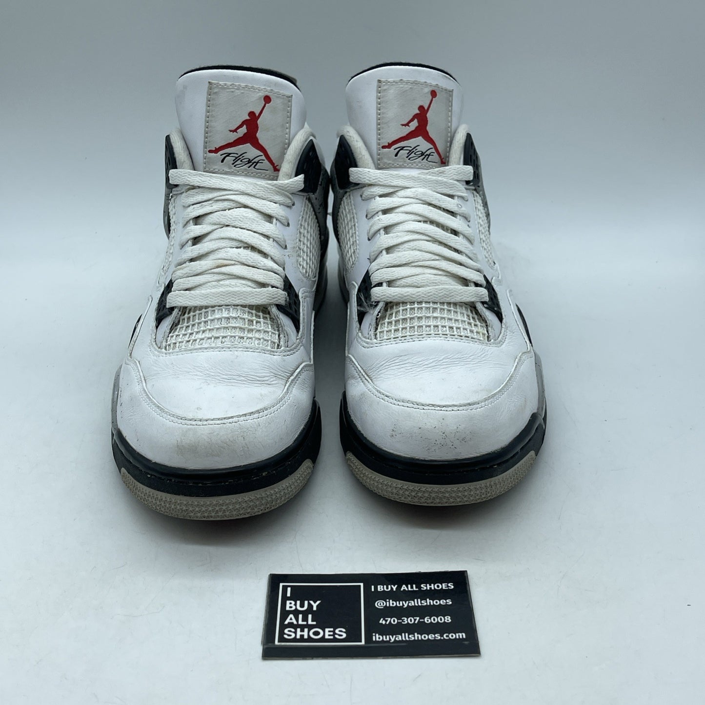 Size 12 - Air Jordan 4 Retro OG Mid White Cement (840606-192)