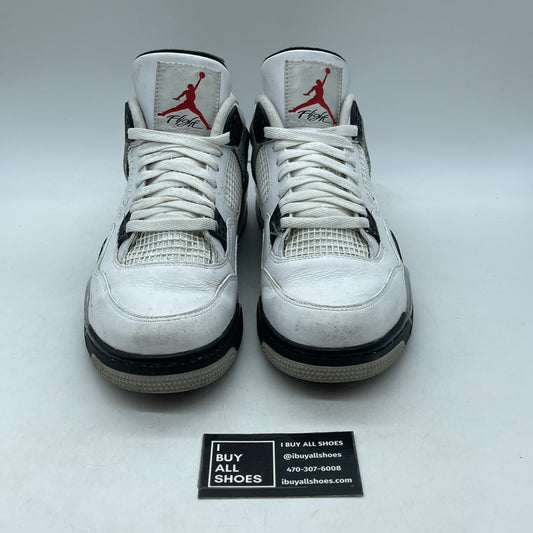 Size 12 - Air Jordan 4 Retro OG Mid White Cement (840606-192)