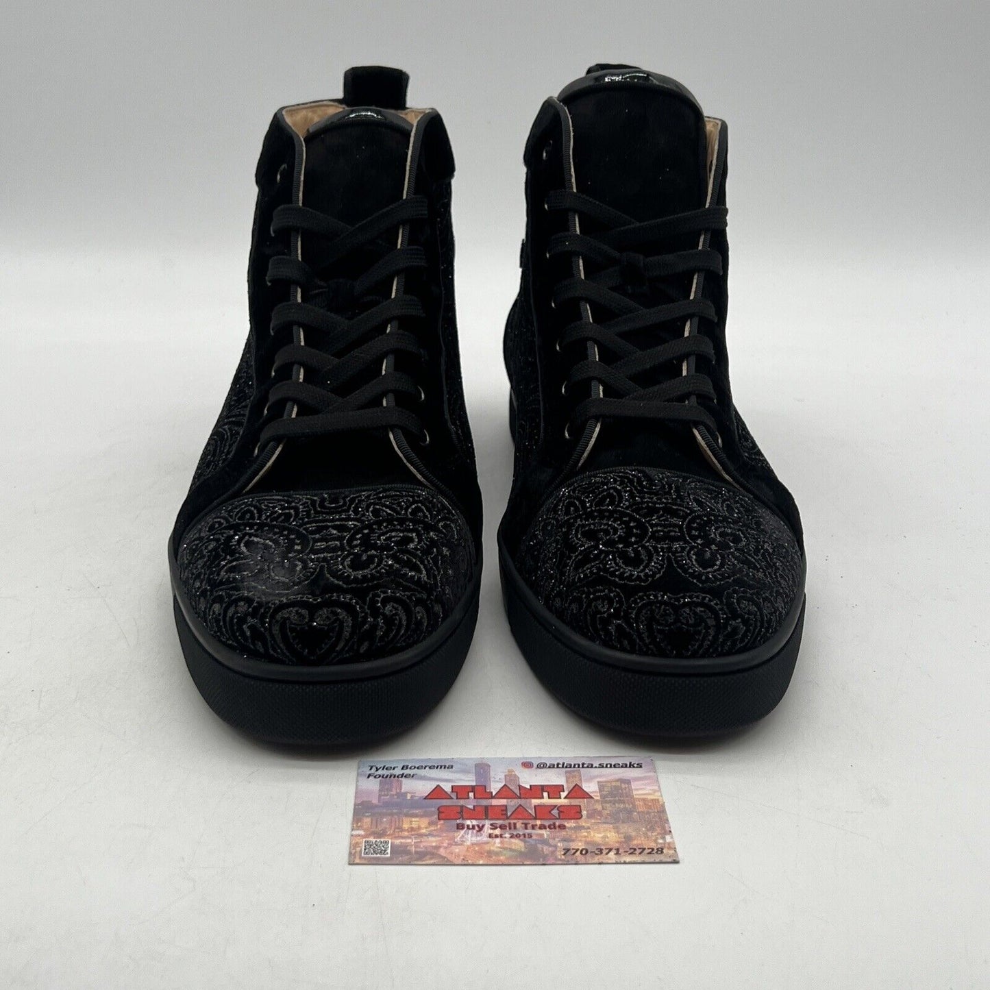 Size 13 - Christian Louboutin Louis Orlato High top Sneakers