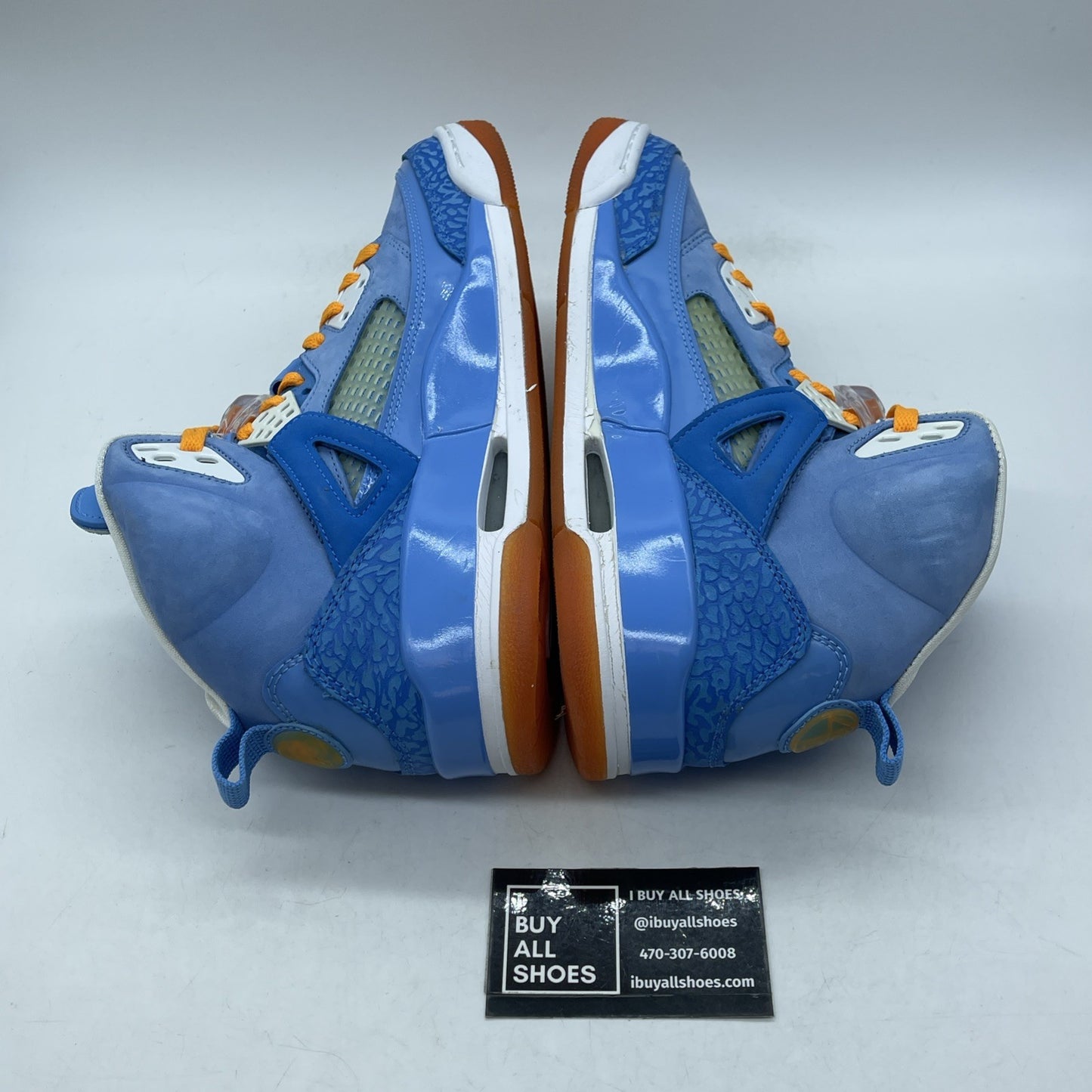 Size 9.5 - Jordan Spizike Year Of The Dragon Blue Suede Leather (315371-415)