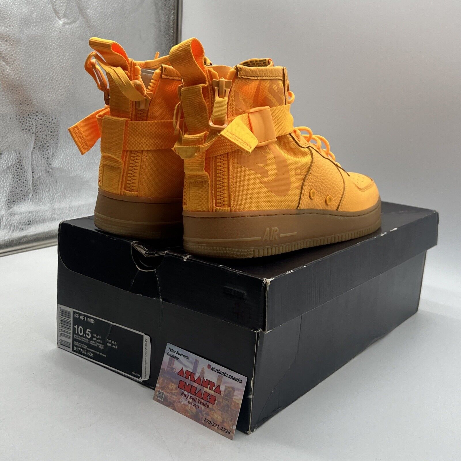 Size 10.5 - Nike SF Air Force 1 Mid OBJ Gum (917753-801)