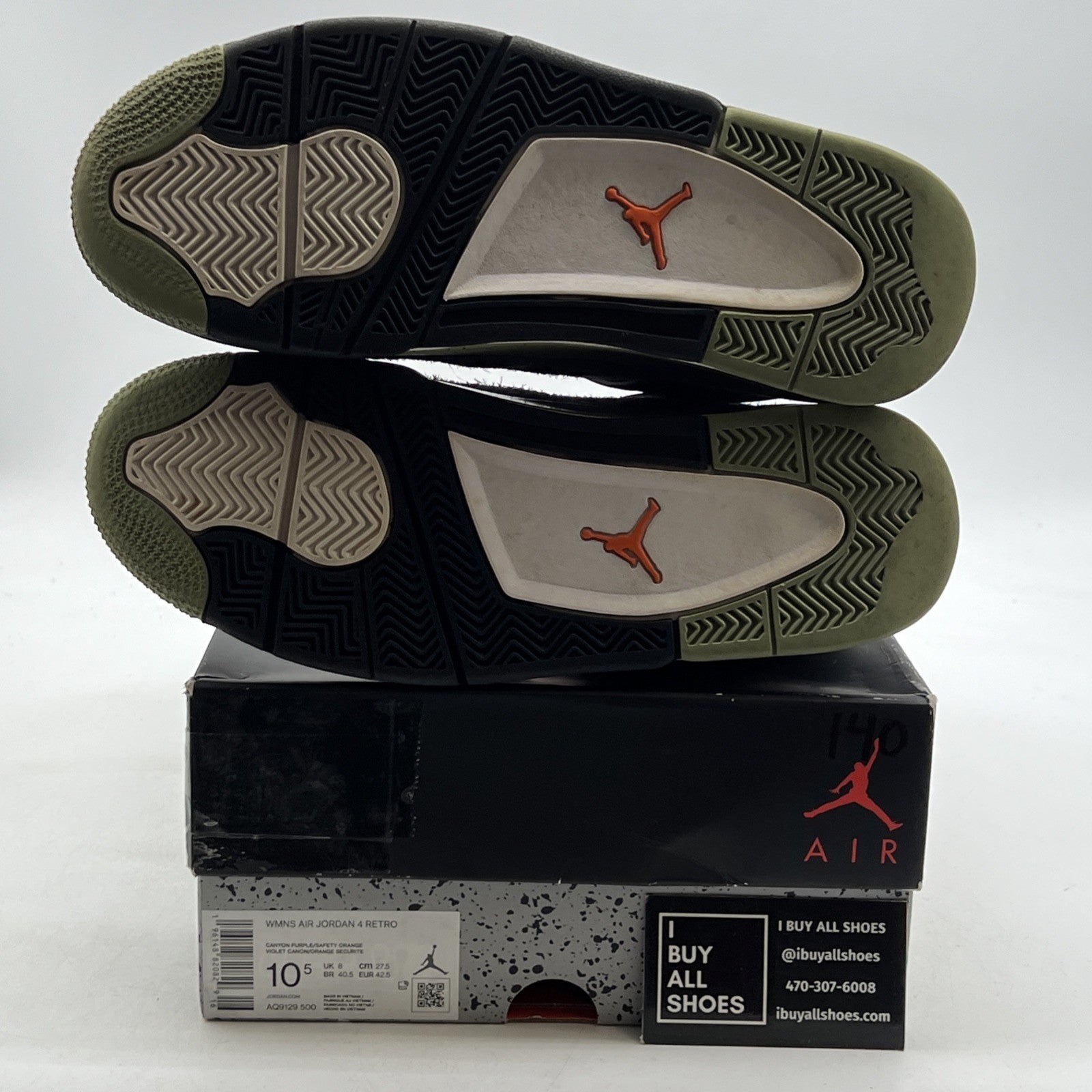 Size 10.5W - Air Jordan 4 Retro Mid Canyon Purple - (AQ9129-500)