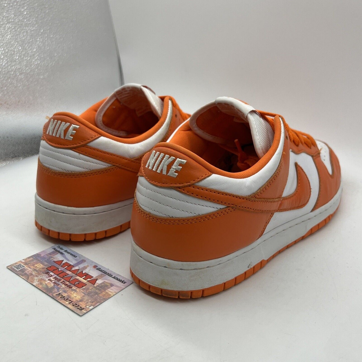Size 12 - Nike Dunk Low Retro SP Syracuse 2020 Orange White Leather (CU1726-101)
