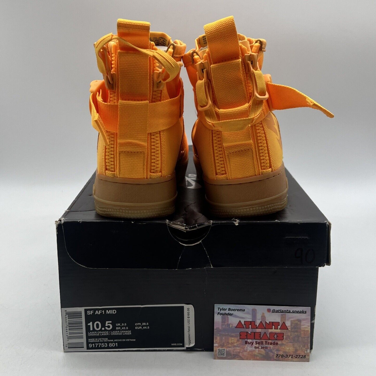 Size 10.5 - Nike SF Air Force 1 Mid OBJ Gum (917753-801)