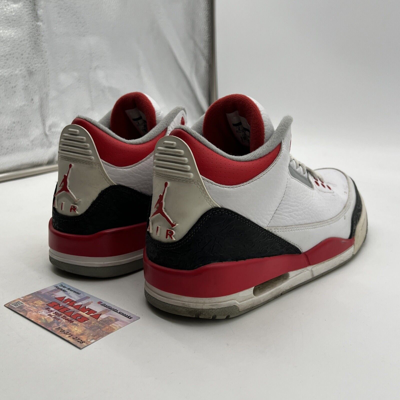 Size 8 - Air Jordan 3 Retro 2013 Fire Red (136064-129)