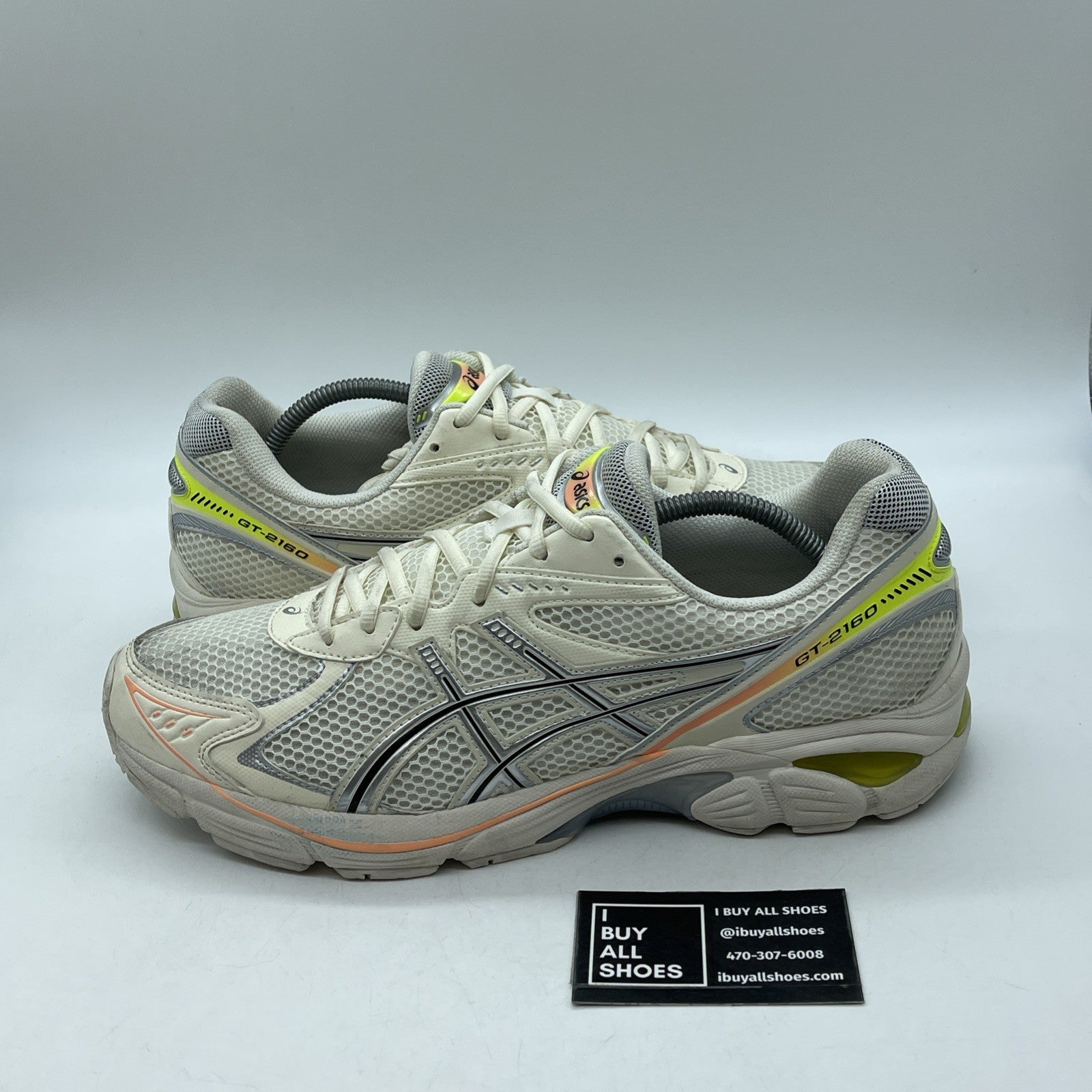 Size 12 - ASICS GT 2160 Paris Tan Silver Suede Leather (1203A570-750)